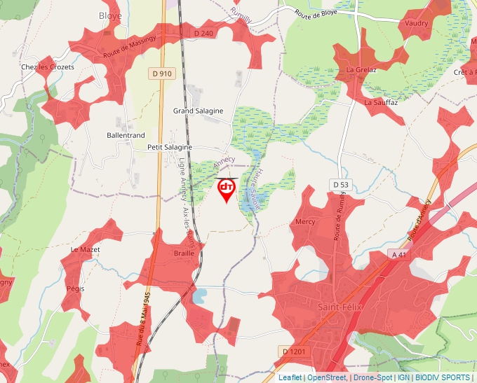 Carte Géoportail pour les drones de loisir