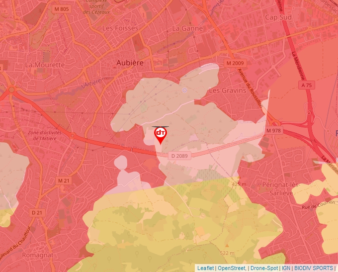 Carte Géoportail pour les drones de loisir