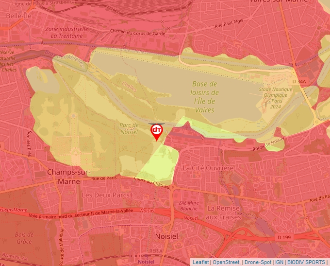 Carte Géoportail pour les drones de loisir