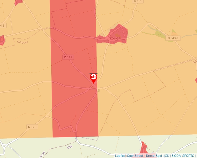 Carte Géoportail pour les drones de loisir