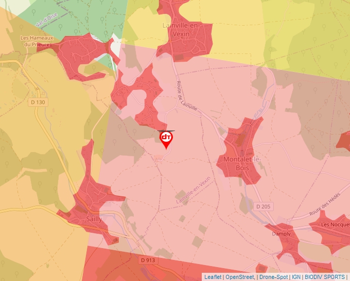 Carte Géoportail pour les drones de loisir