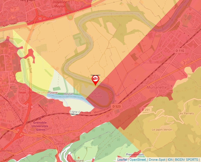 Carte Géoportail pour les drones de loisir