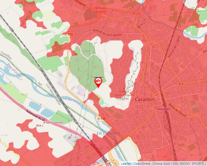 Carte Géoportail pour les drones de loisir