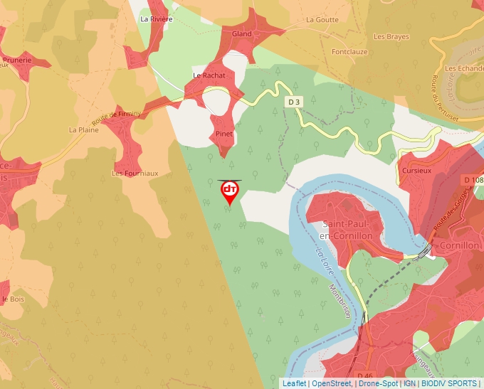 Carte Géoportail pour les drones de loisir