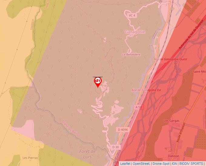 Carte Géoportail pour les drones de loisir
