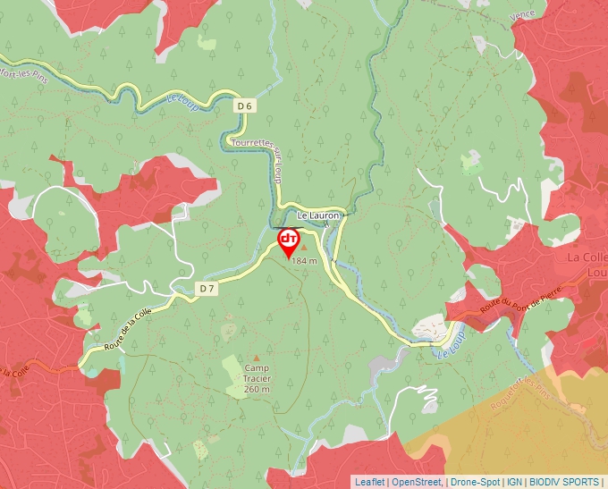 Carte Géoportail pour les drones de loisir