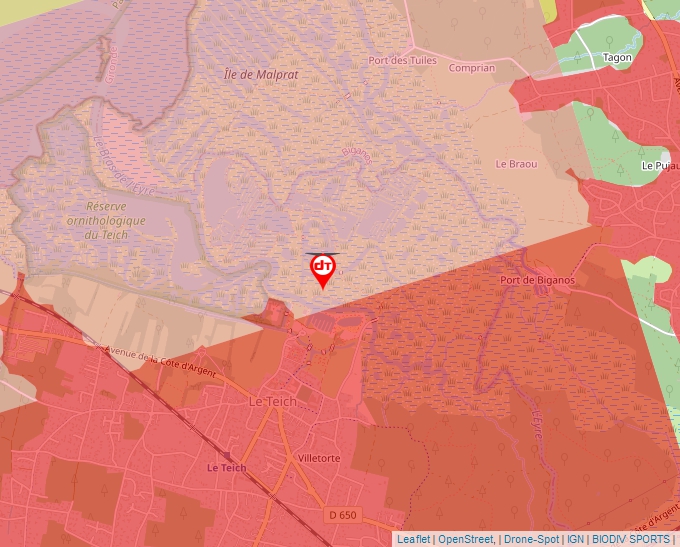 Carte Géoportail pour les drones de loisir