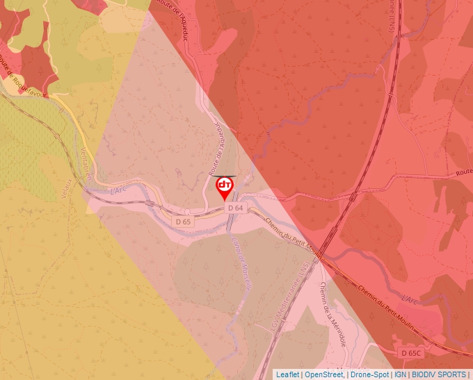 Carte Géoportail pour les drones de loisir