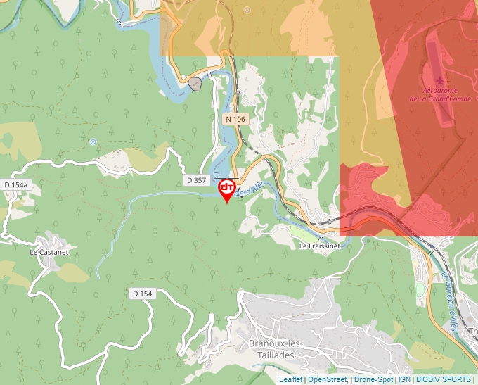 Carte Géoportail pour les drones de loisir