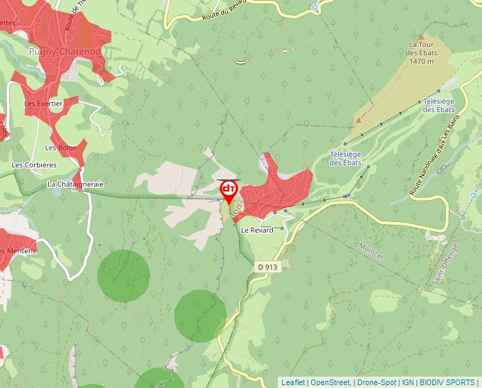 Carte Géoportail pour les drones de loisir