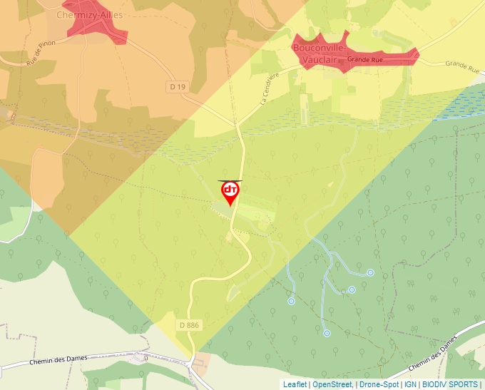 Carte Géoportail pour les drones de loisir