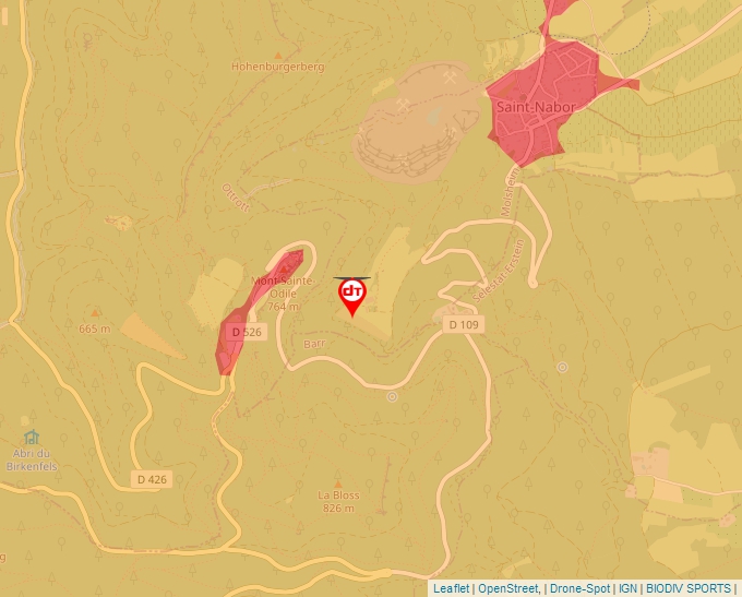 Carte Géoportail pour les drones de loisir