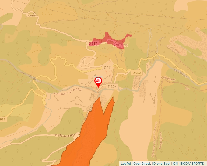 Carte Géoportail pour les drones de loisir