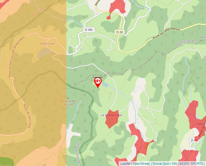 Carte Géoportail pour les drones de loisir