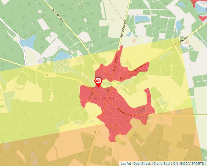 Carte Géoportail pour les drones de loisir