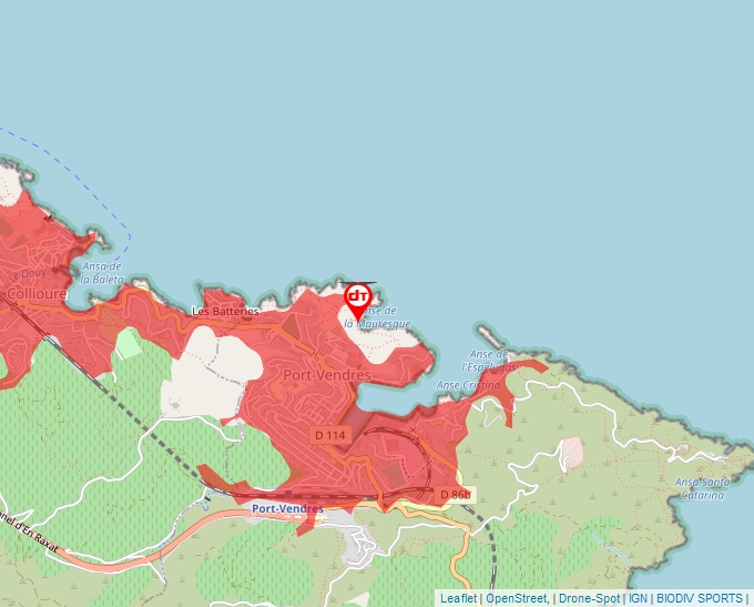 Carte Géoportail pour les drones de loisir