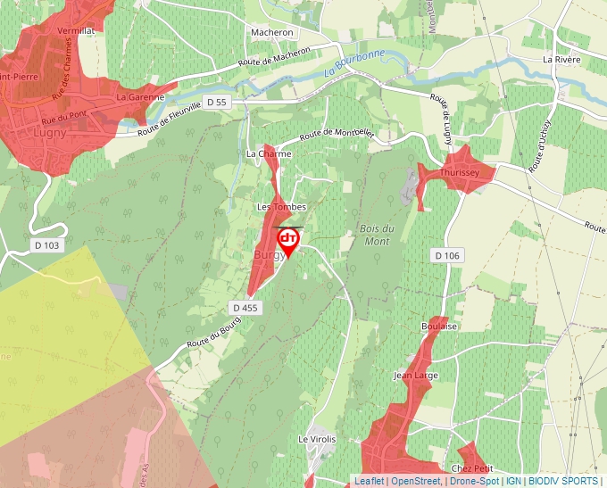 Carte Géoportail pour les drones de loisir