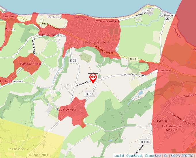 Carte Géoportail pour les drones de loisir