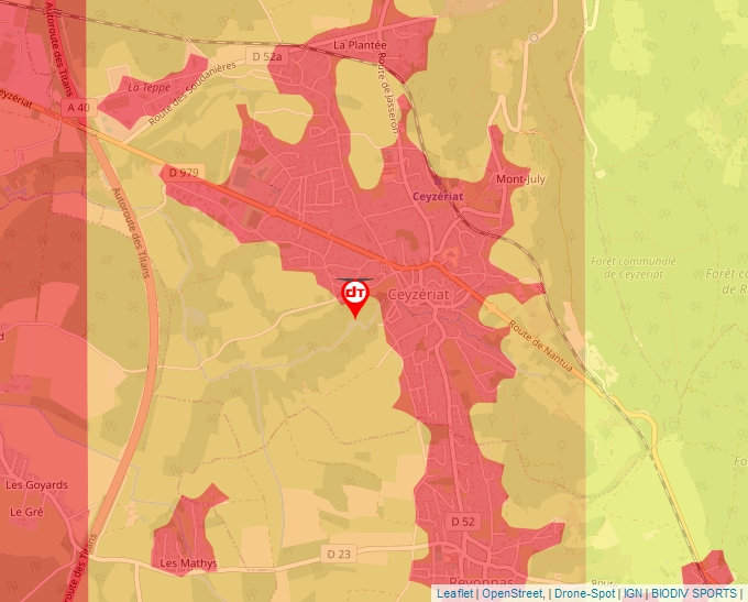 Carte Géoportail pour les drones de loisir