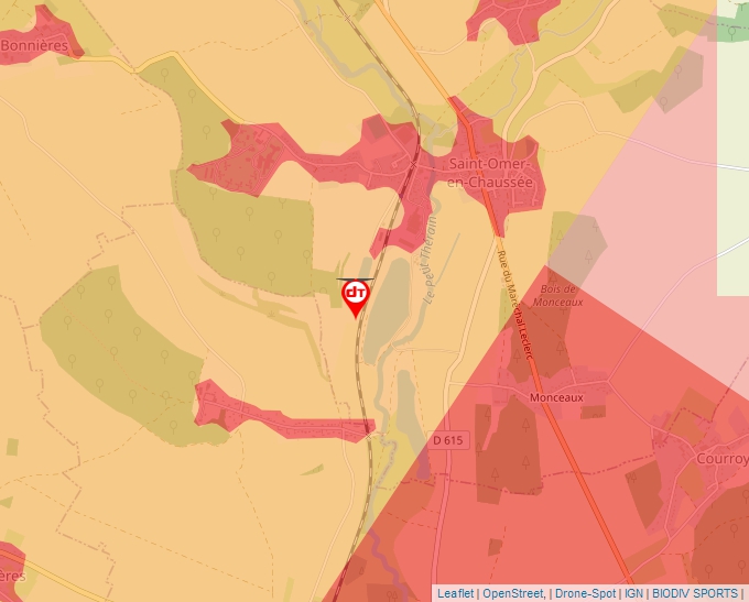 Carte Géoportail pour les drones de loisir