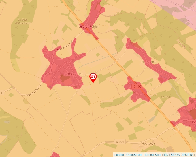 Carte Géoportail pour les drones de loisir