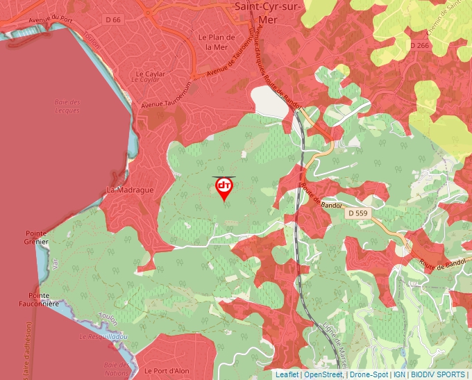 Carte Géoportail pour les drones de loisir