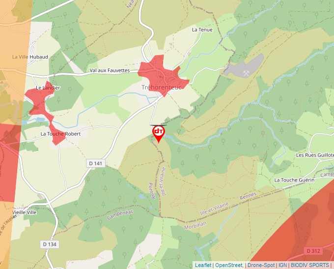 Carte Géoportail pour les drones de loisir