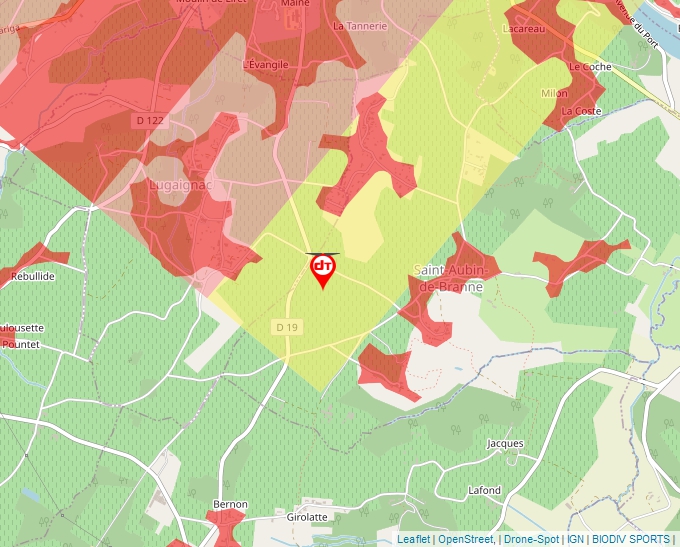 Carte Géoportail pour les drones de loisir