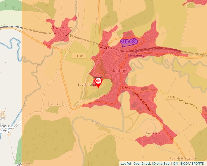 Carte Géoportail pour les drones de loisir