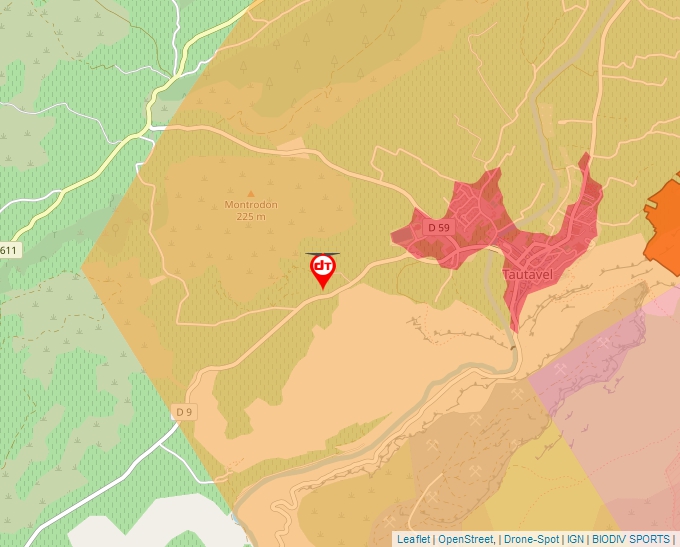 Carte Géoportail pour les drones de loisir