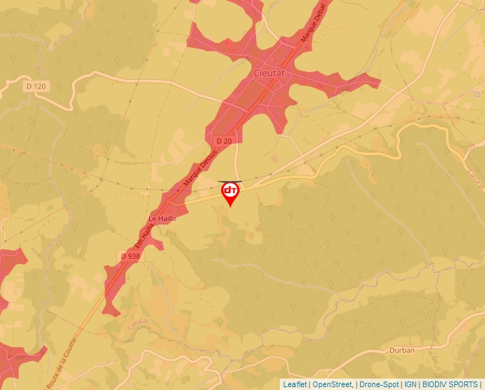 Carte Géoportail pour les drones de loisir