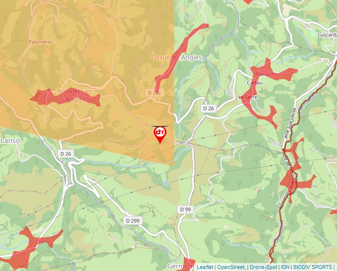 Carte Géoportail pour les drones de loisir