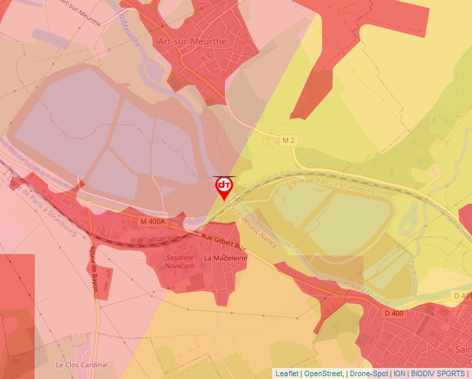 Carte Géoportail pour les drones de loisir