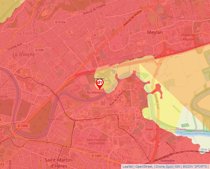 Carte Géoportail pour les drones de loisir