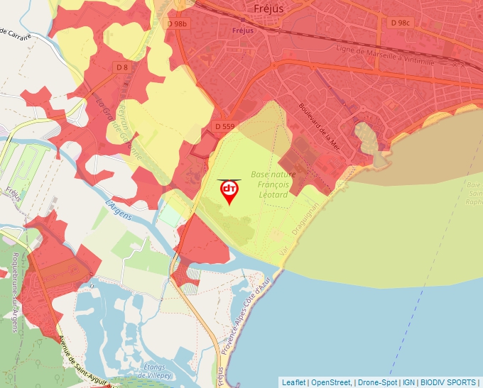 Carte Géoportail pour les drones de loisir