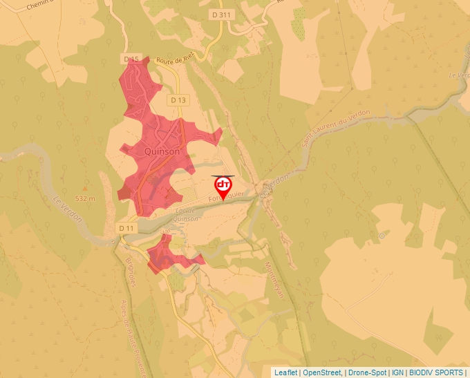 Carte Géoportail pour les drones de loisir