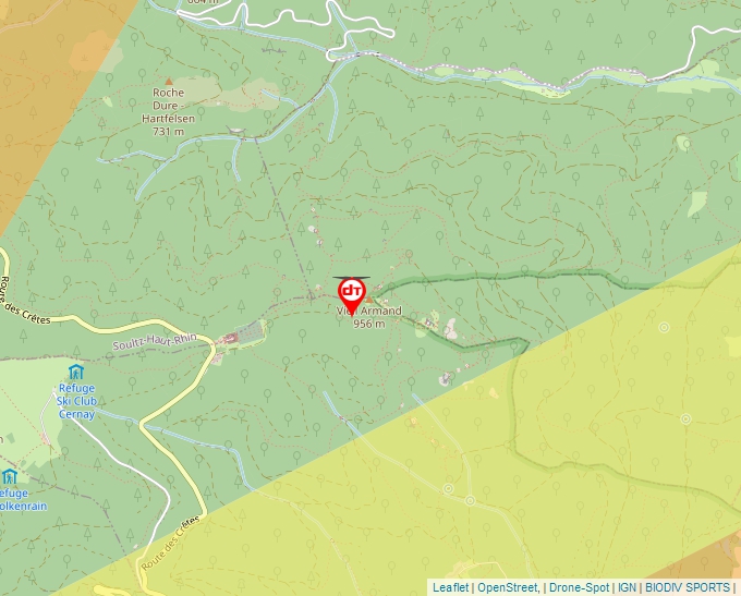Carte Géoportail pour les drones de loisir