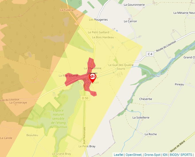 Carte Géoportail pour les drones de loisir