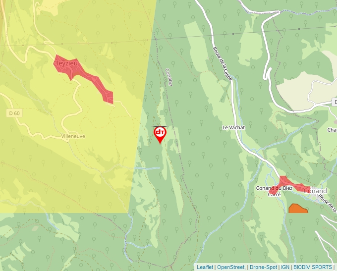 Carte Géoportail pour les drones de loisir