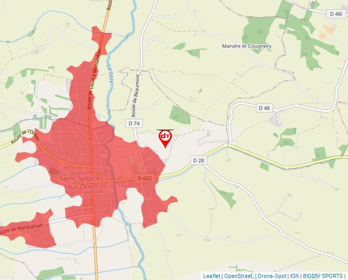 Carte Géoportail pour les drones de loisir