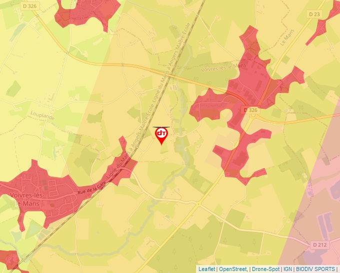 Carte Géoportail pour les drones de loisir