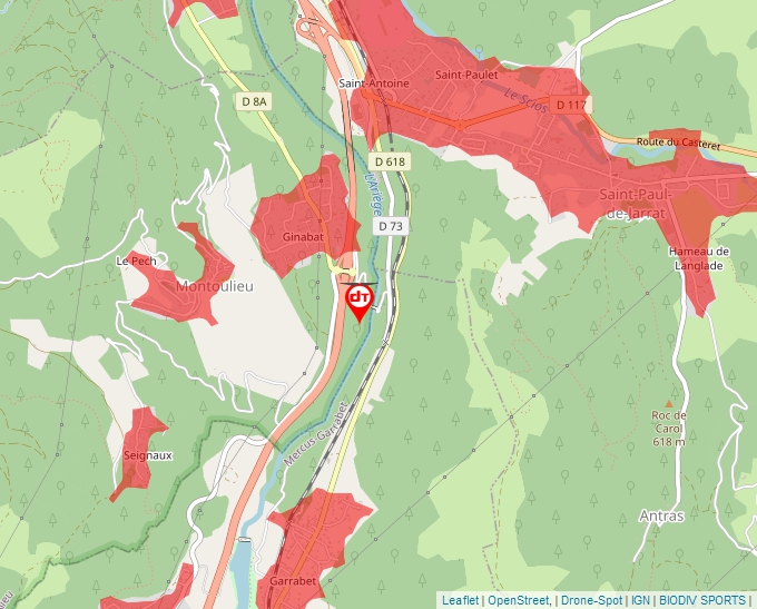 Carte Géoportail pour les drones de loisir