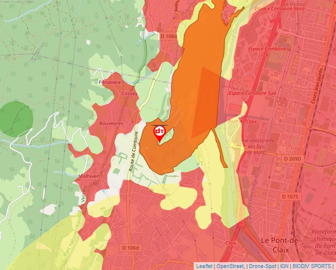 Carte Géoportail pour les drones de loisir