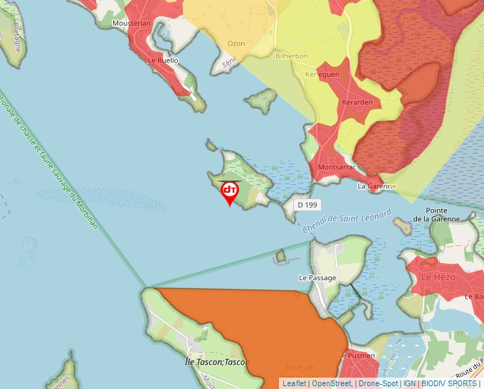 Carte Géoportail pour les drones de loisir