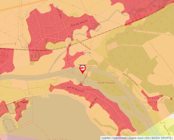 Carte Géoportail pour les drones de loisir