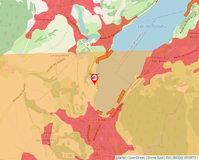 Carte Géoportail pour les drones de loisir