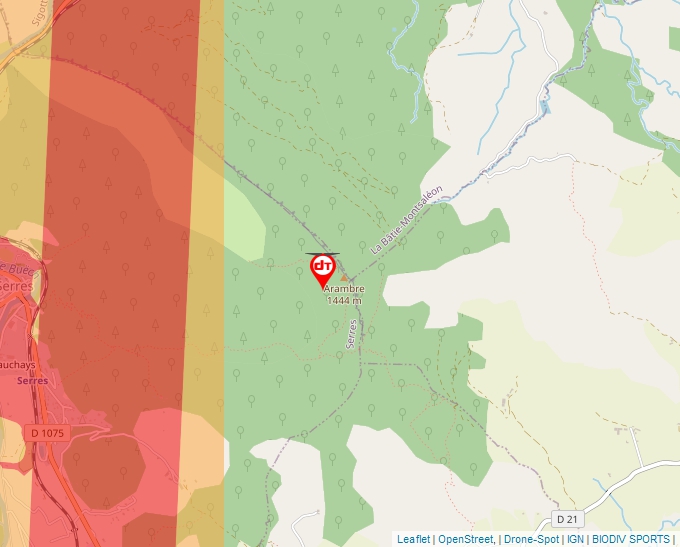 Carte Géoportail pour les drones de loisir