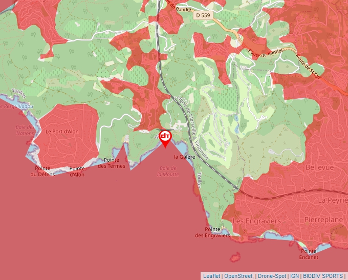 Carte Géoportail pour les drones de loisir