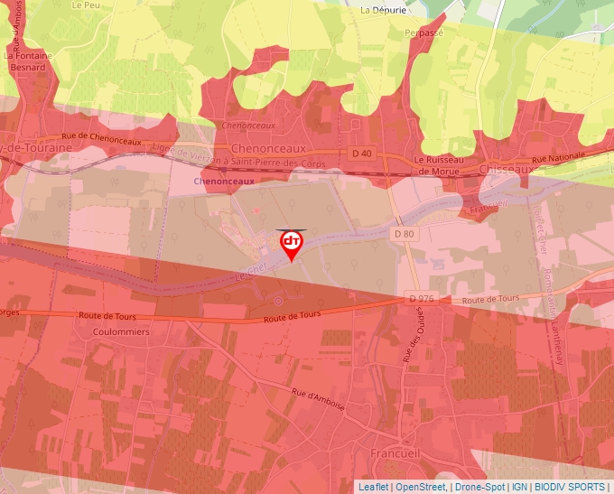 Carte Géoportail pour les drones de loisir