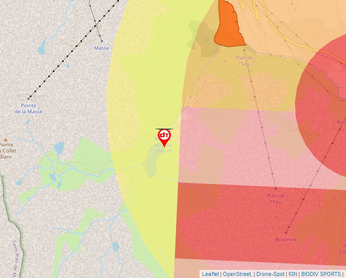 Carte Géoportail pour les drones de loisir